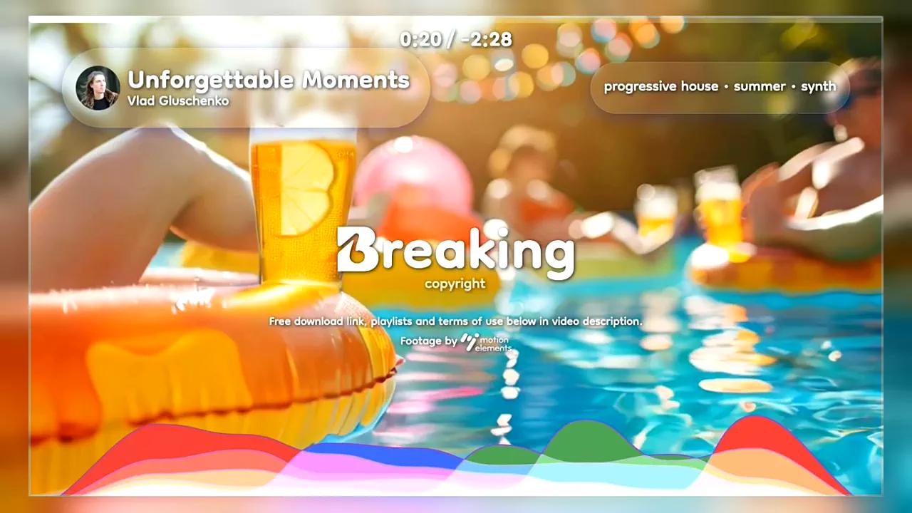 ☀️ Progressive house (Royalty Free Music) - "UNFORGETTABLE MOMENTS" by Vlad Gluschenko 🇺🇦